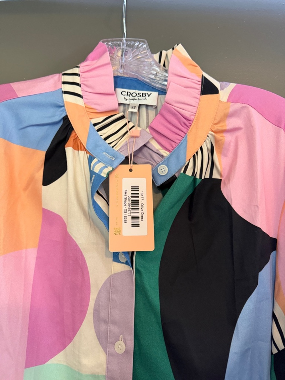 CROSBY by Mollie Burch Pastel Geometric Mini Dress - Picture 2 of 3